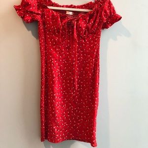 Red Floral Dress